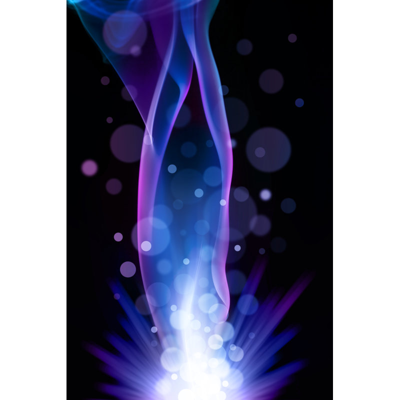 Light And Smoke - Wrapped Canvas Print, 46cm H x 30cm W x 3.8cm D