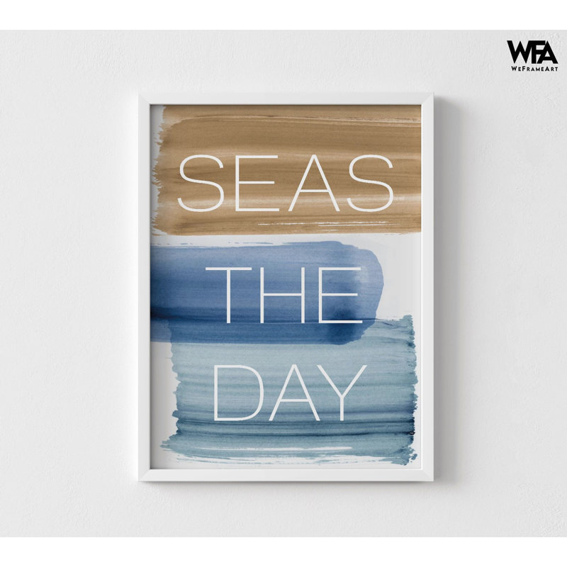 «Seas The Day» par PI Studio, art mural de chambre à coucher Cool Beach auberge de jeunesse, idée de décoration pour la maison d'été