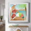 Beach Beach I - peinture encadrée-1412483135-1412483128