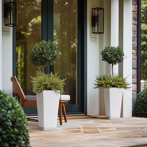 Wayfair | Extra Large Fiberglass Planters You'll Love in 2024