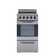 Prestige 19.5" 4 element 1.6 cu. ft. Freestanding Electric Glass Top Range with Convection Oven