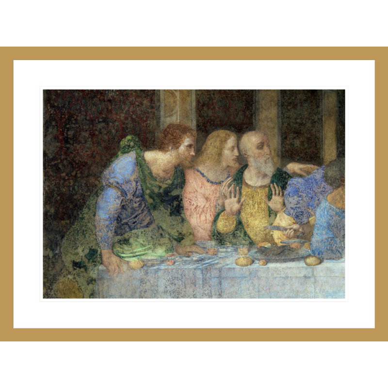La Cène par Leonardo Da Vinci, H 22,42 po x l 29,5 po