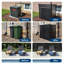 38" w x 42" h Outdoor Privacy Screens Aluminum Post, Air Conditioner Fence Panels, Pool Equipment Enclosure, Trash Can Screens Fence Kit for Privacy Fence Panels for Garden, Patio, a/c Units-128956721
