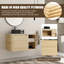 Ensemble de meuble-lavabo mural simple 36 po avec plateau en pierre reconstituée Eaton-698085266-698328507