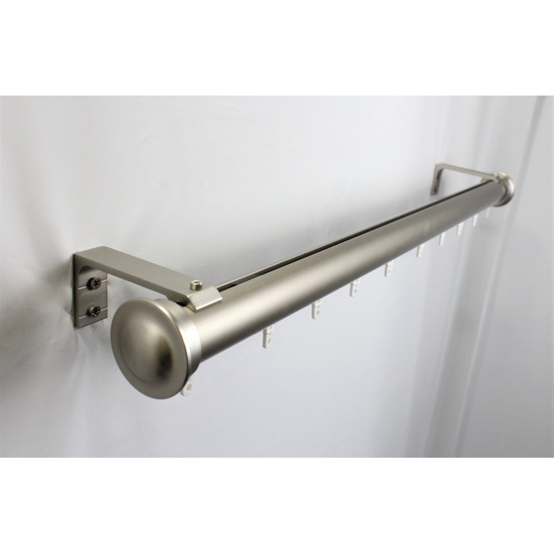 Accessoire de quincaillerie pour rideaux, L 48 po, Étain