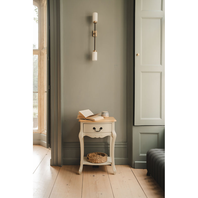 Lemaire 48cm W Bedside Table, Champagne
