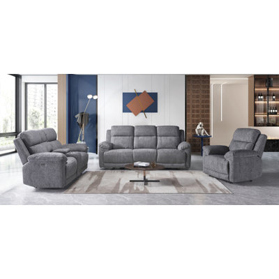 Upholstered Power Reclining Living Room Set
