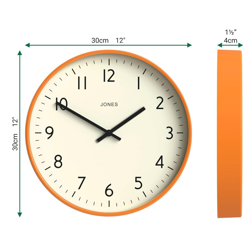 Wall Clock, Orange