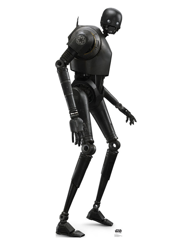 K-2SO Life-Size Black Cardboard Standee
