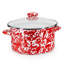 Red Swirl 6 qt. Stock Pot