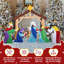  Crèche de Noël d'extérieur 5 pi
