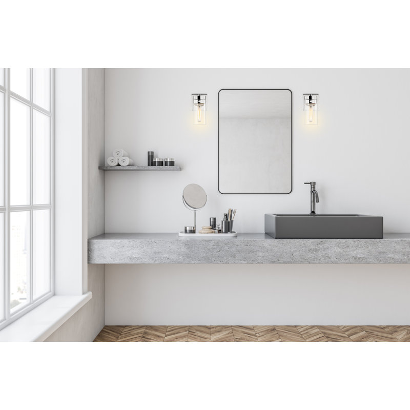 Barahona Steel Armed Sconce, Polished Nickel