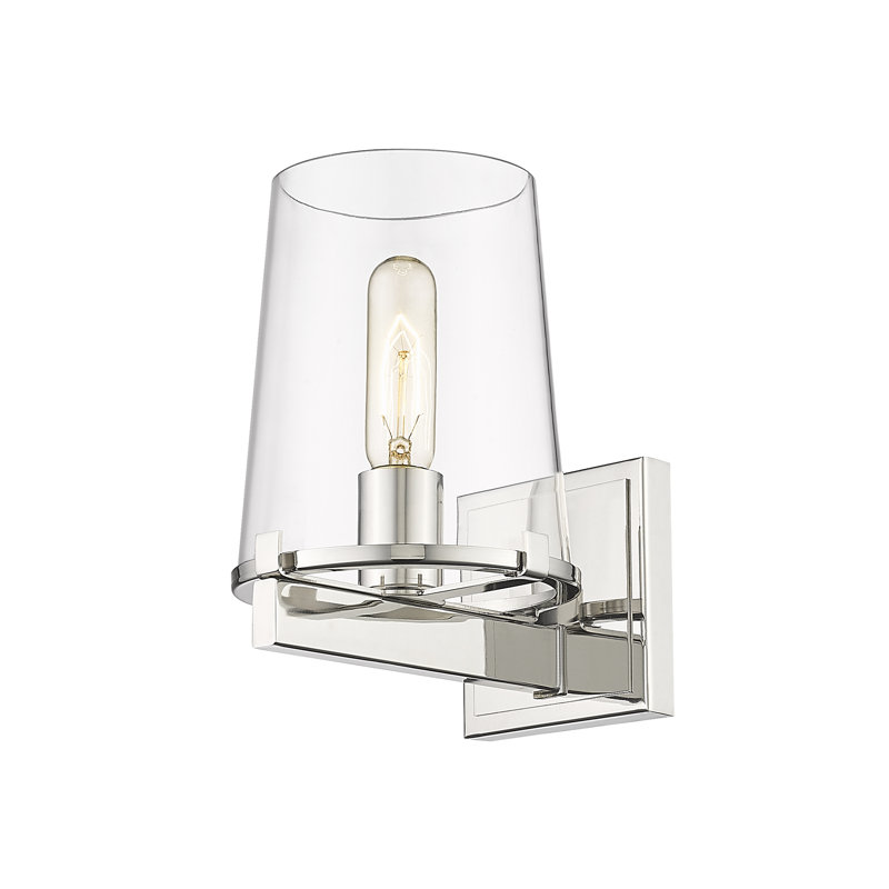 Ahmaud Dimmable Vanity Light, Polished Nickel