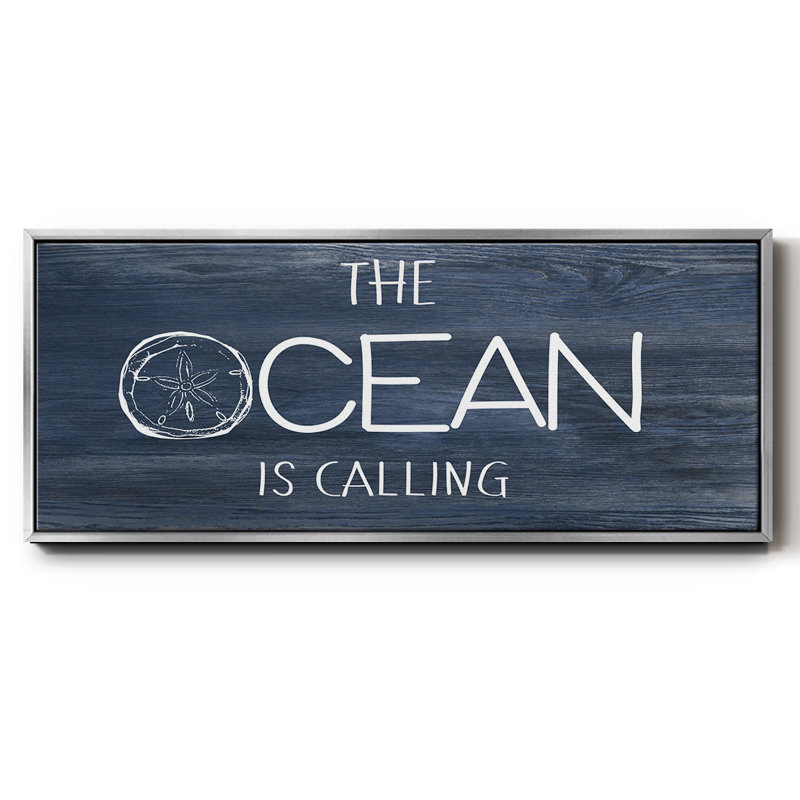 «Ocean Calling», toile encadrée, H 20 po x l 50 po