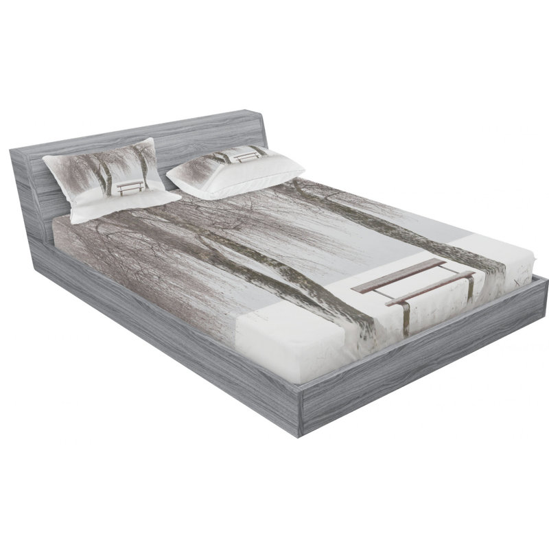 Microfiber Sheet Set, Queen Sheet Set + Fitted Sheet + 2 Pillowcases