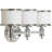 Newberry 3-Light 22.25 inch Wide Chrome Transitional Bathroom Vanity Lighting Fixture, White Frosted Opal Glass Shade, Dimmable, LED Compatible, Reversible Over the Mirror Mounted Wall Sconce-585841606-630928508