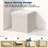 Folding Teddy Fleece Storage Ottoman With Storage-1562432016-1562432018