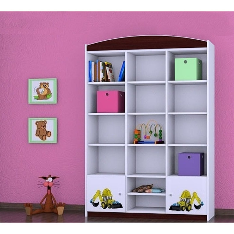 Ari 183cm H X 132cm W Transportation Kids Cube, Wenge
