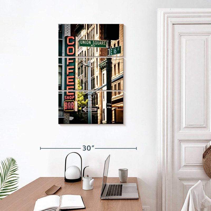 Sireci Union Square Coffee, 32" H x 20" W