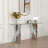 55.12'' Glass Top Console Table-97817527
