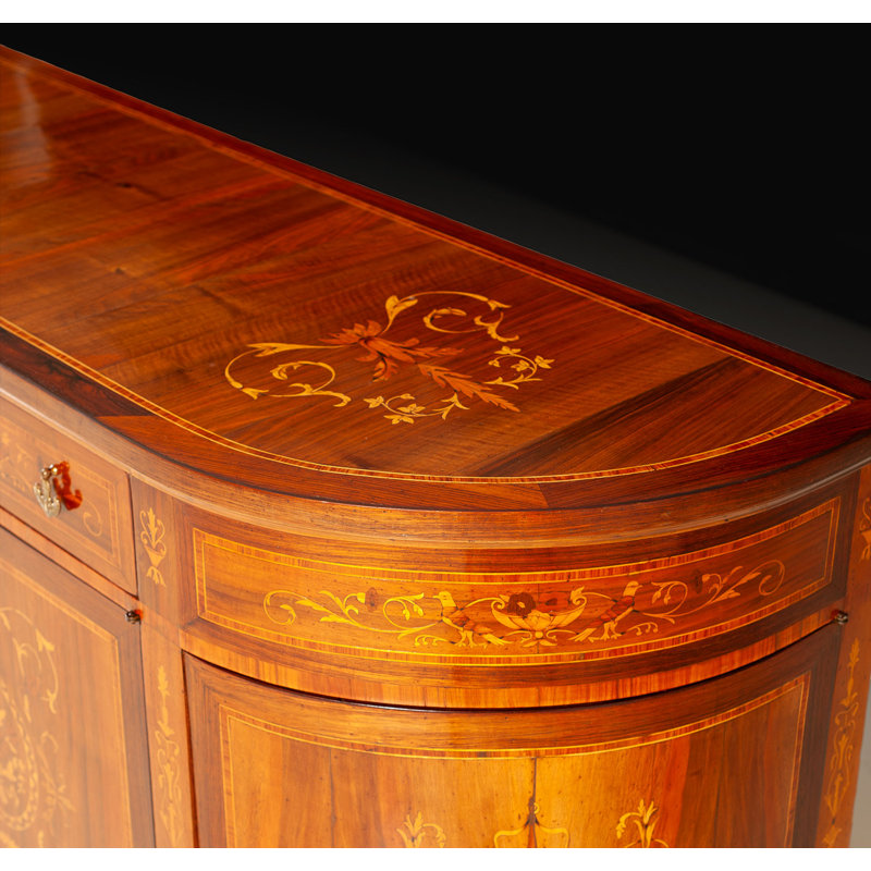 Italian Antique Marquetry Buffet