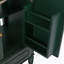 Ensemble de meuble-lavabo 60 po avec lavabo double 60 po, 2 armoires avec porte et 2 tiroirs, vert-1318323006