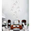 Lustre 10 lumières avec gouttes de cristal