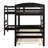 Wendi Kids Twin Over Twin Bunk Bed with Trundle-1496276803