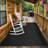 Indoor/Outdoor Carpet With Rubber Marine Backing - Black Carpet Flooring-1888980932
