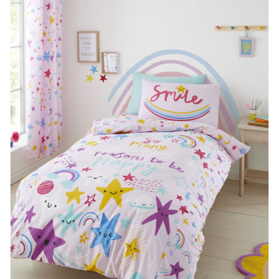 Happy Stars Duvet Cover Set