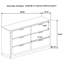 Commode de chambre à 6 tiroirs-254462692