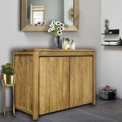 Erna Teak Linen Cabinet