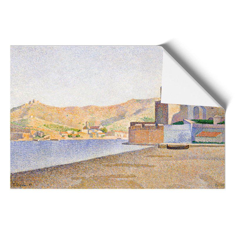 The Town Beach by Paul Signac - Frameless Print, 21cm H x 30cm W x 0.1cm D