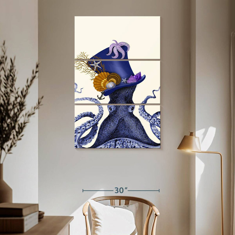 Brampt Octopus Nautical Hat, 65" H x 42" W