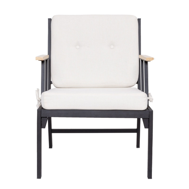 Angelyne Patio Dining Dining Chair with Cushion