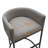 Upholstered Counter Stool with Metal Frame-1990679872