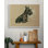 «Scottish Terrier Nanette» par Lucy Dawson, reproduction de portrait de Scottie, idée de cadeau de peinture de terrier Aberdeen, affiche de chien noir