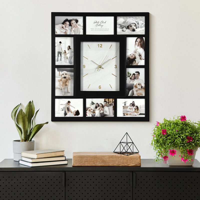 Horloge murale Yamikani, Noir