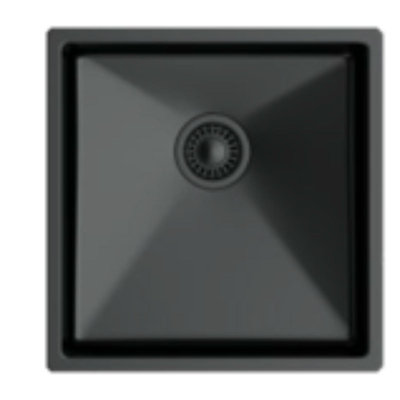 Ukinox 440mm W Single Bowl Stainless Steel Kitchen Sink