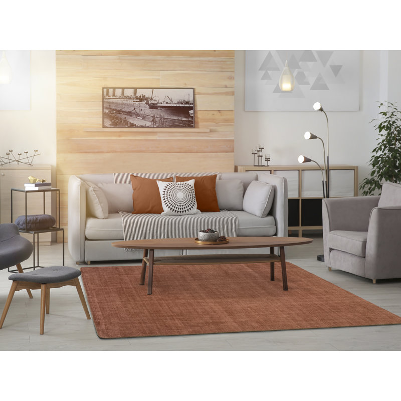 Lureen Solid Colour Hand Tufted Area Rug, Rectangle 200 x 290cm