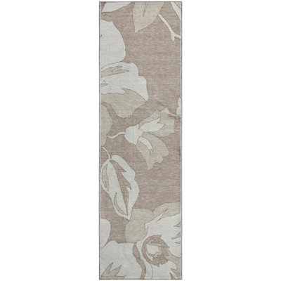Premium Machine Washable Prisco Taupe Rug