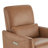 Santo Genuine Leather Swivel Power Recliner-107225110