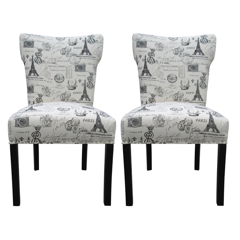 Upholstered Side Chair, Onyx
