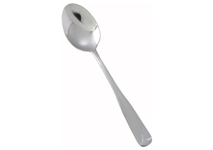 Cuillère à dîner en acier inoxydable Lisa, poids lourd, 8 po (paquet de 12)
