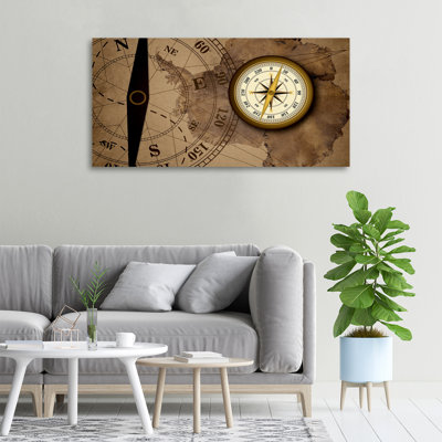 Compass - Wrapped Canvas Print