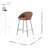Abey Upholstered Counter Stool-373061852
