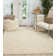 Tapis taupe/ivoire touffeté à la main déco Chism