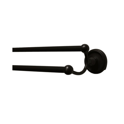 Double barre à serviettes murale 24 po Woodrich 