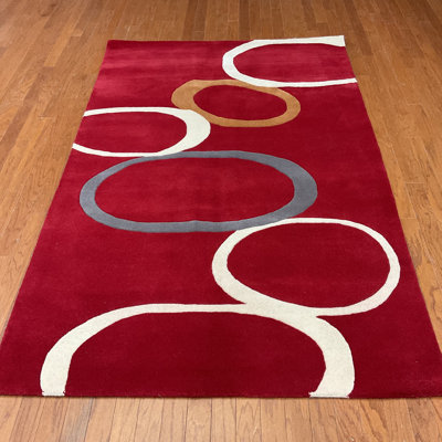 Wool Geometric Indoor Rug