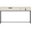 Silas Solid Wood Steel Writing Desk